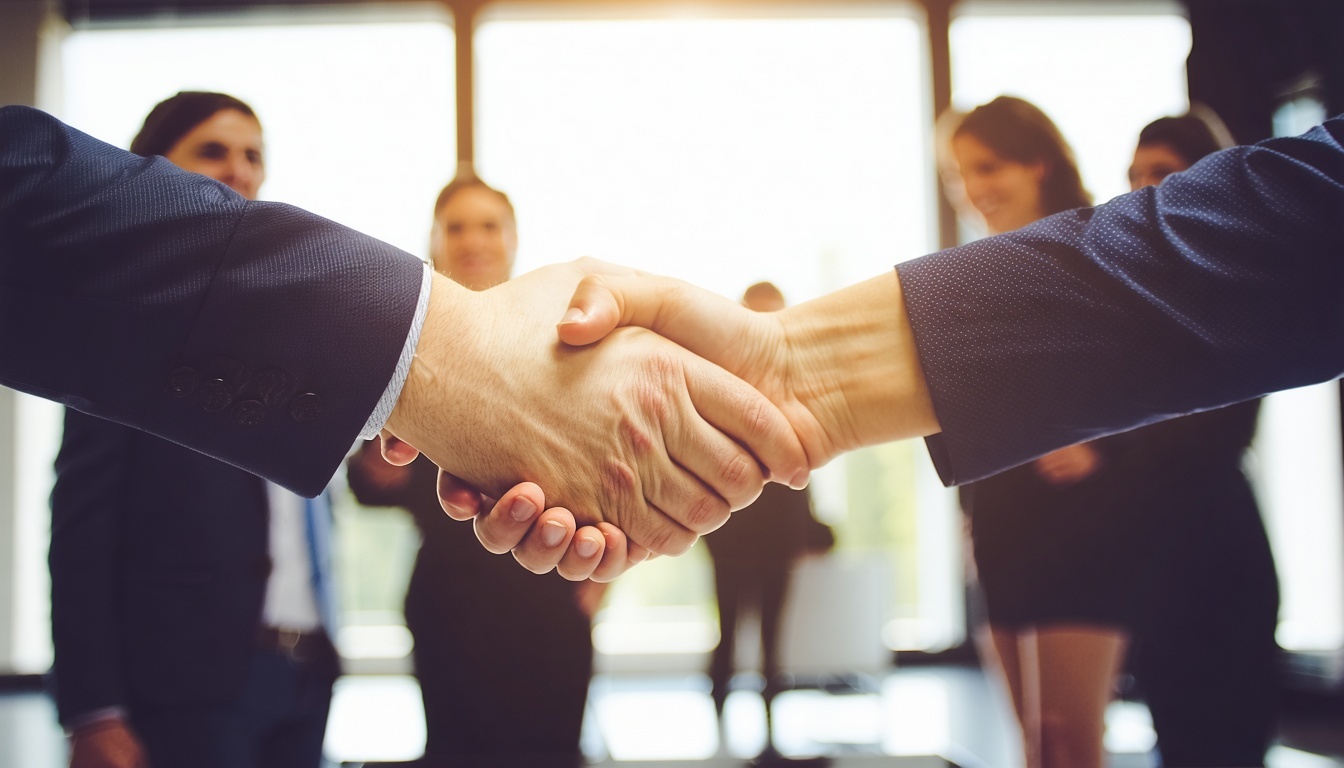 Client support and partnership graphic